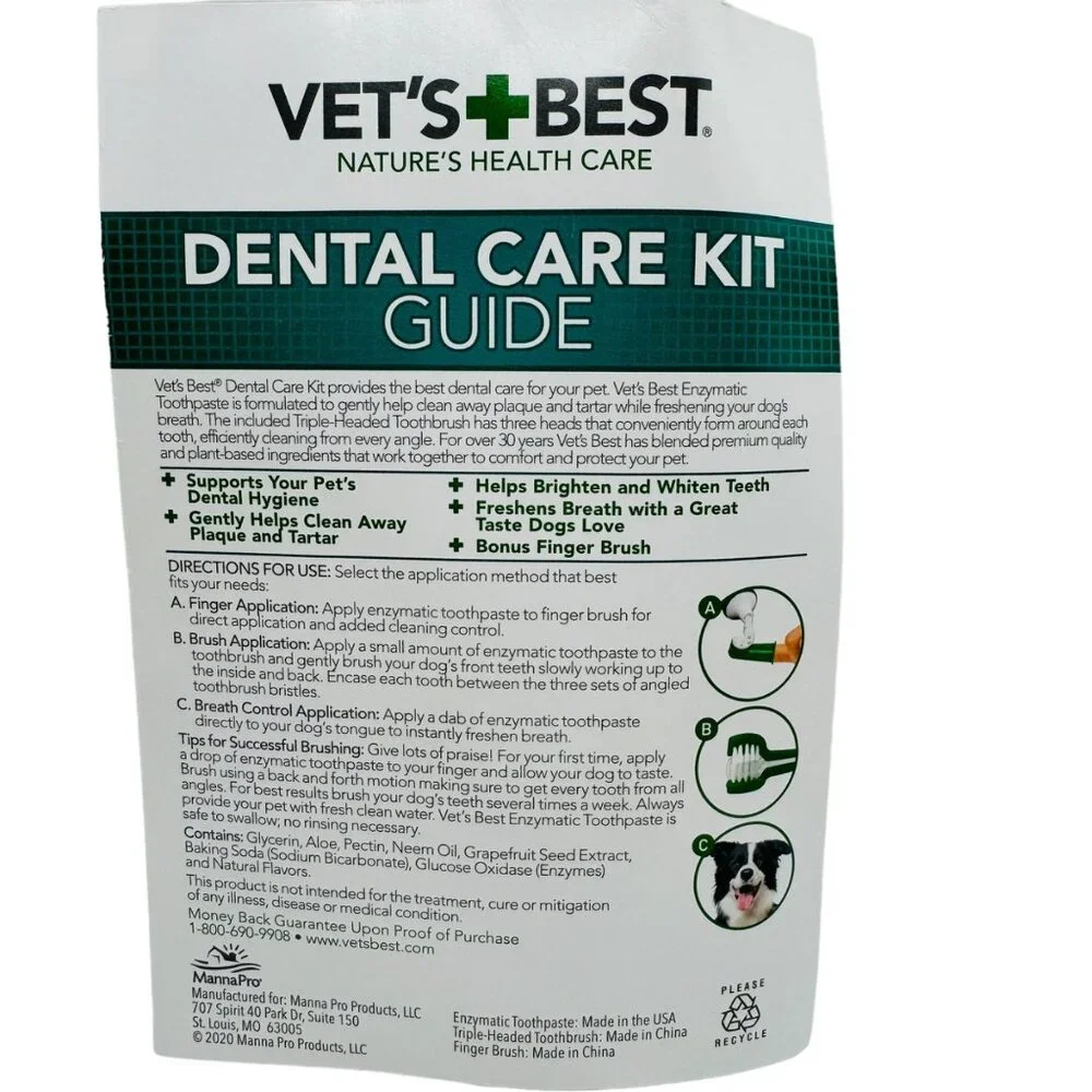 Dog Toothbrush & Toothpaste Kit Exp 11/26